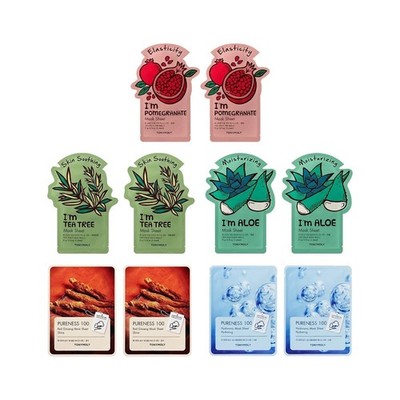 Tonymoly BFF Face Sheet Mask|10er Pack|Sheet Gesichtsmaske für strahlende Haut