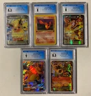 Pokémon TCG: Flareon EX, Charmander 1st Edition, Charizard XY Promos Graded CGC