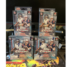 Topps 2025 Chrome Football NFL Trading Card Boxes 