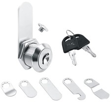 5/8'' Alloy Cam Locks with Keys for Mailbox, Toolbox, RV Compartment Storage