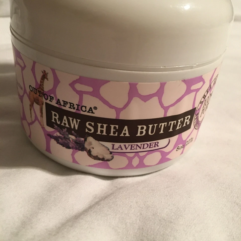 全新 未拆封 非洲 薰衣草 生乳木果油 8 盎司 - 很难找到 — 第 3/4 张图片