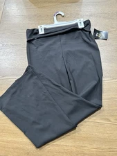 Art Class Girls Foldover Yoga Pants Flare Black XL (14) NWT Stretch Comfy