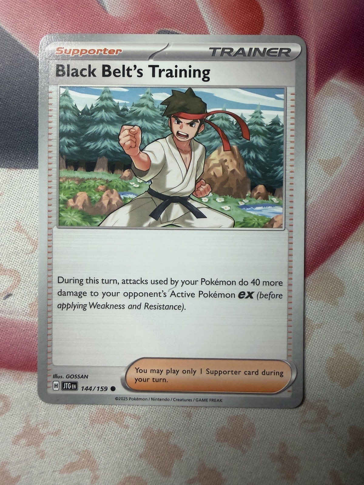 Black Belt's Training - Common SV09: Journey Together 144/159 NM English Pokemon