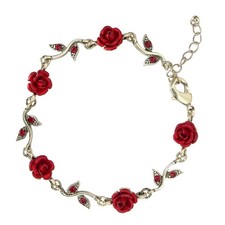 Flower Chain Bracelet Charm Braclets Rose Charms Bracelets