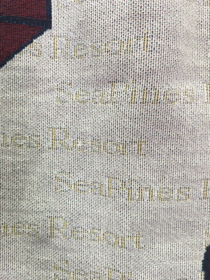 Vintage The Sea Pine Resort Throw Blanket Light House Coastal Tapestry Rare Read - Image 3 of 4