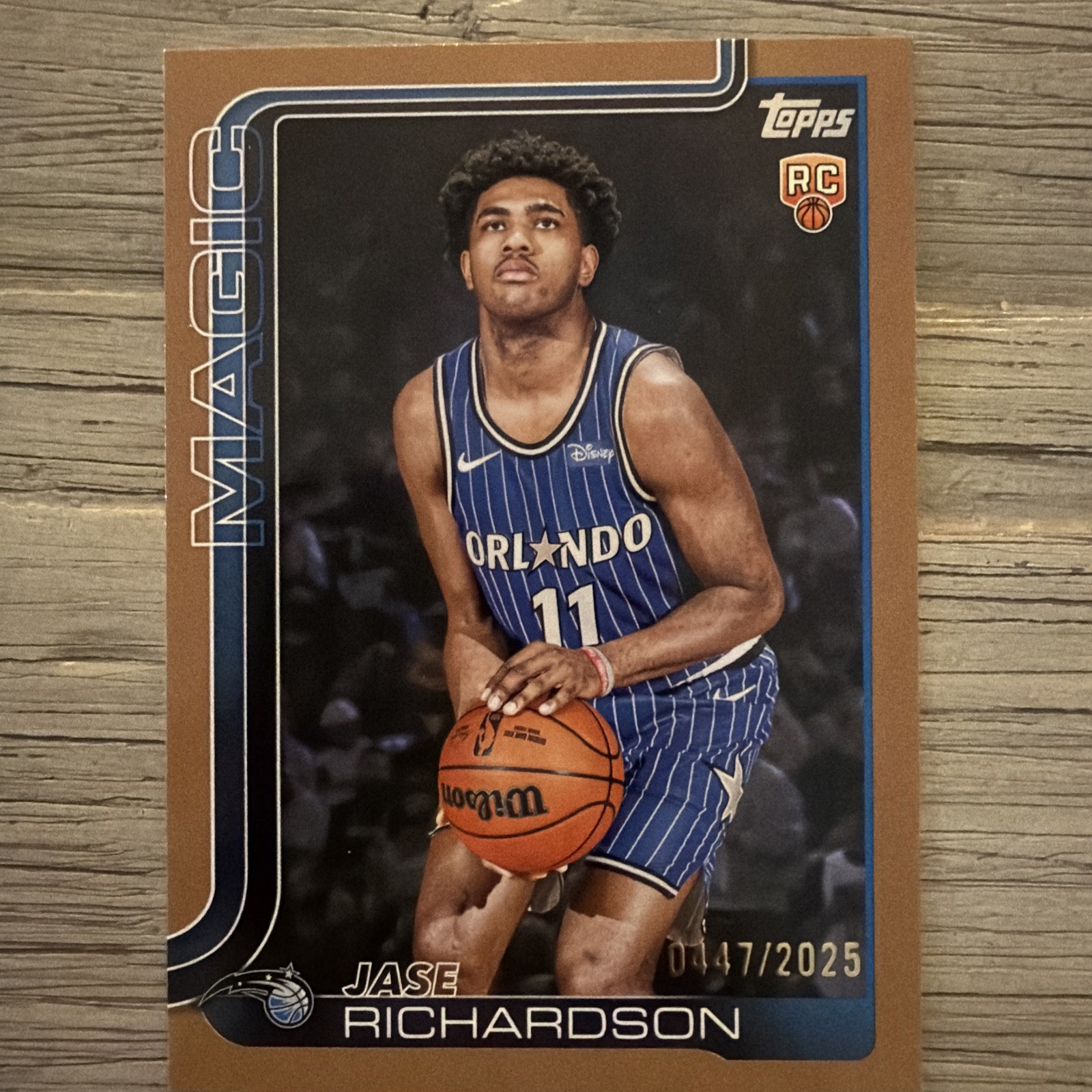 2025-26 Topps #225 Jase Richardson Gold #/2025