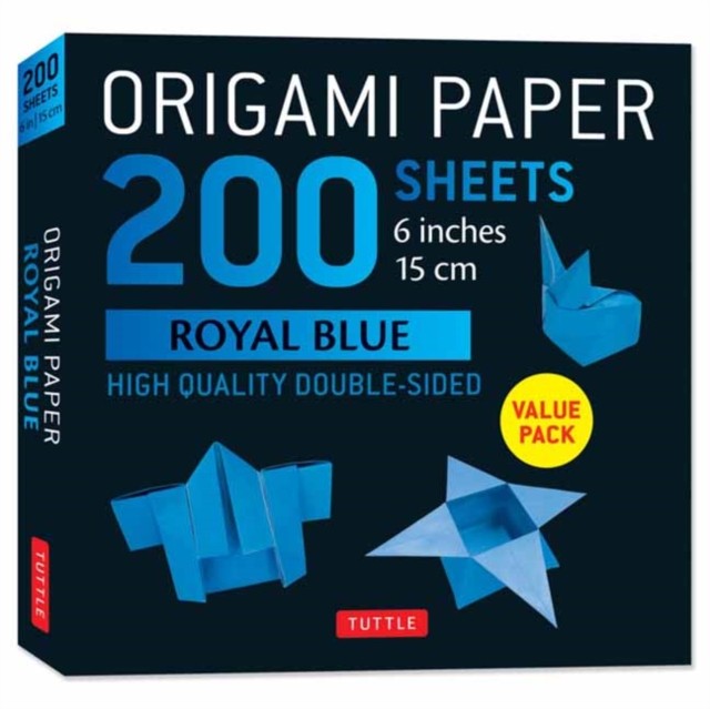 Origami Paper 200 sheets Royal Blue 6"" by . Tuttle Studio - 9780804858908 - Image 4