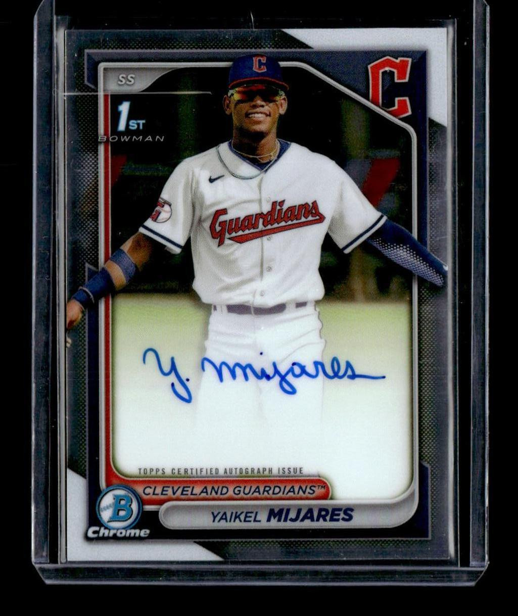2024 Bowman Chrome #CPA-YMI Yaikel Mijares Prospects Autographs Refractors #/499