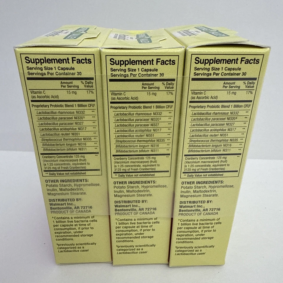 3 пробиотика для женщин Spring Valley — 1 миллиард КОЕ — запас на 90 дней — срок годности 2/27 - Изображение 2 из 4