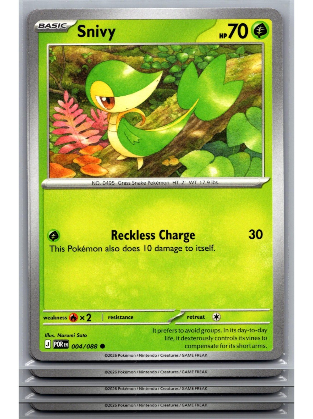 Snivy 004/088 C NM 23523 4x