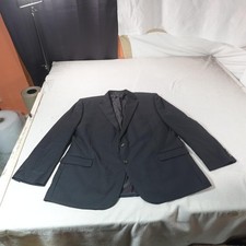 Lauren Ralph Lauren Blazer Mens 50 R Black Wool Suit Jacket Old Money Classic