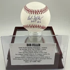 Bob Feller Hall of Fame Autographed Baseball Rawlings HOF 62 Tristar Authentic