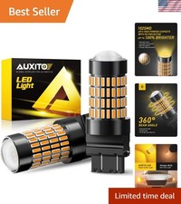 High Definition 3157 Amber LED Bulbs - 30,000 Hour Lifespan & Easy Installation