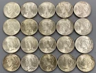 20 BU US 90% Silver Peace $1 7-1922 2-1923 8-1924 2-1925 L24287