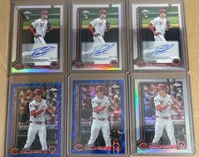 2025 Topps Chrome Tyler Callihan Refractor Auto /499 X2 Base Auto & Parallels