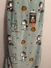 Peanuts Berkshire Halloween Blanket VelvetSoft Flying Ace Baron Snoopy 60  x70  