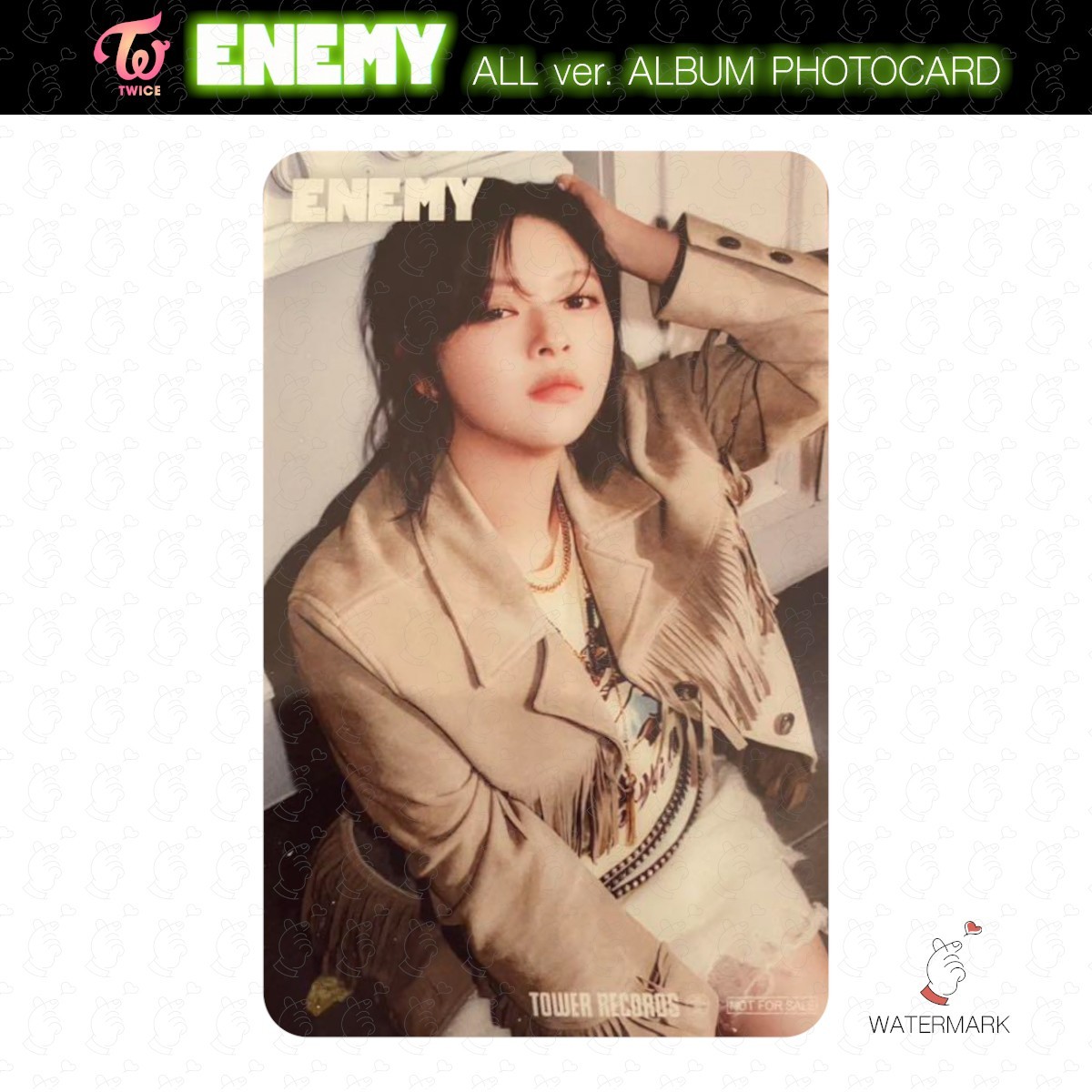 TWICE ENEMY JAPAN ALBUM POB LUCKY DRAW PHOTOCARD ONCE SOLO JYP