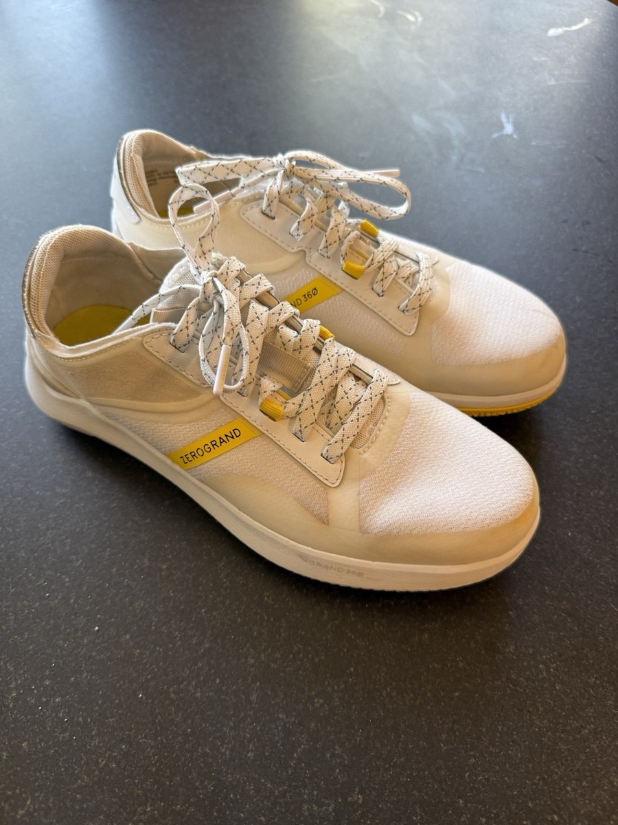 Cole Haan ZEROGRAND Women's Sneaker White Yellow Lace Up W22621