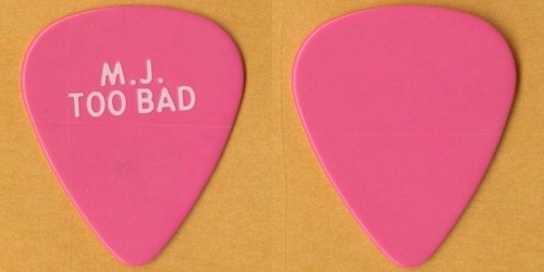 Michael Jackson 1987 Bad concert tour rare Jennifer Batten stage Guitar Pick