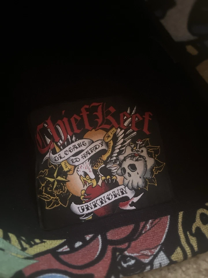 Ed Hardy Chief Keef Unknown London Glo Gang Beanie VERY RARE - Image 3 of 4