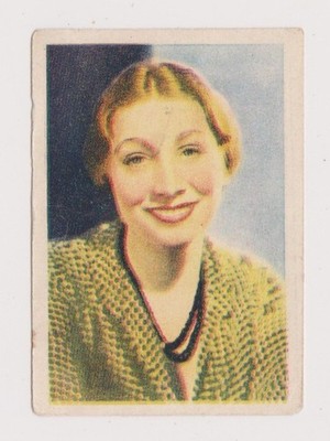 Aline MacMahon 1936 Nestle Stars of the Silver Screen PAPER Trading Card #15