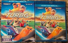 Turbo Blu-ray  DVD  Digital Copy, 2013, 2-Disc Set w Slipcover Ryan Reynolds