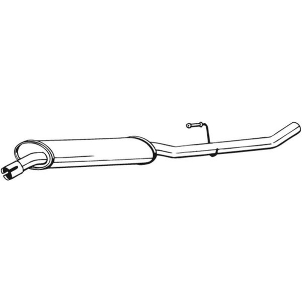 Bosal MittelschalldäMpfer SchalldäMpfer FüR Peugeot 807 E EB CitroëN C8 Ea_-image