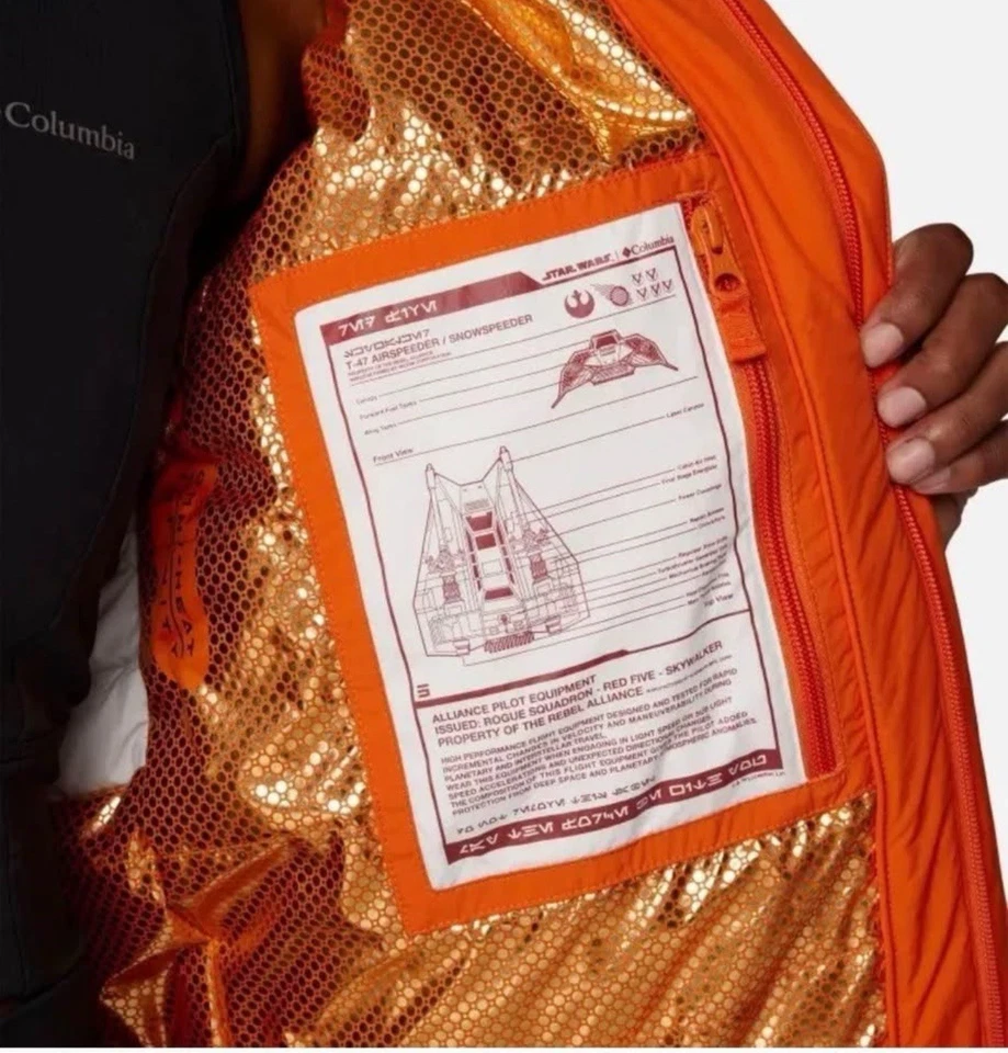 NWT Columbia x Star Wars Luke Skywalker Pilot Ski Suit – XXS - Image 2 of 3