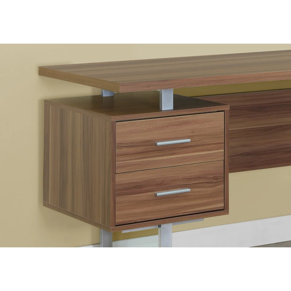 Hogar Oficina Computadora Escritorio Ejecutivo Muebles Cajón Decoración Diseño Flotante Foto 4 de 4