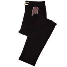 Womens Soft Elasticated Stretch Slim Fit Work Office Trousers Pockets Pants UK