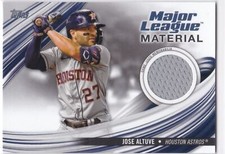 2023 Topps Series 1 MLB Material Relic Jose Altuve Astros (gray)