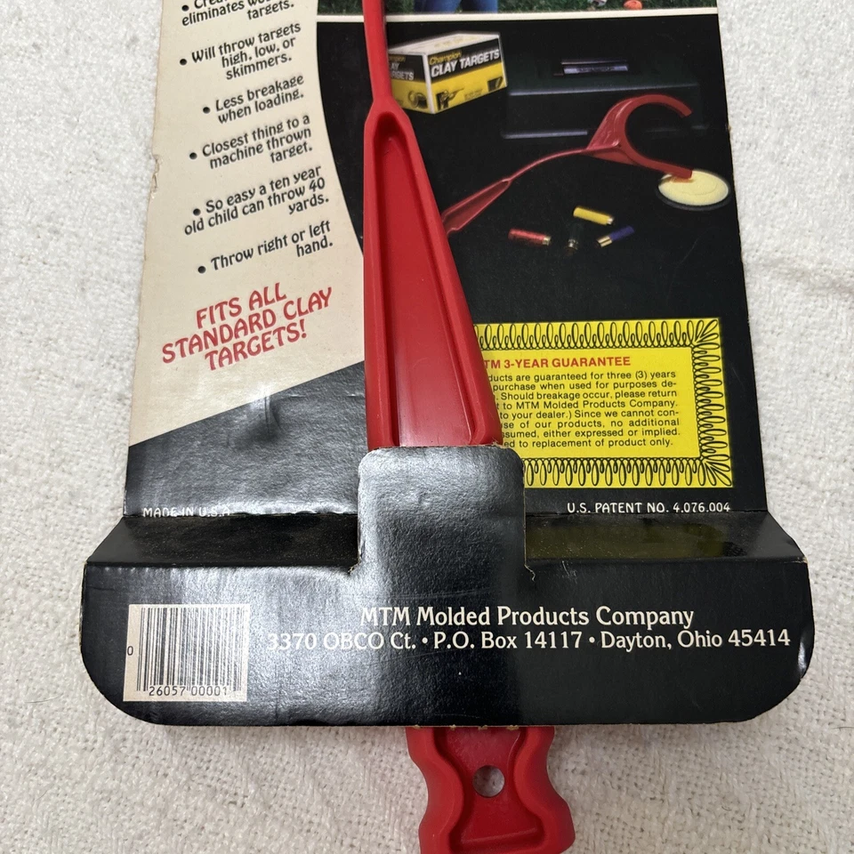 Estuche MTM Gard EZ Throw II Power Curve Arcilla Objetivo Lanzador Skeet Trap Tiro Foto 4 de 4