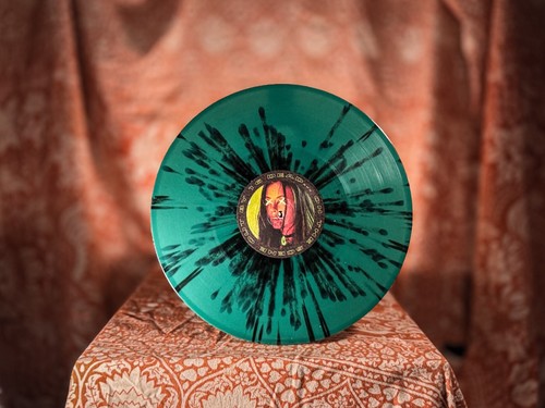 INCLUDES PIN Machine Girl WLFGRL - GREEN BLACK SPLATTER vinyl 2LP arrogant neon - Picture 4 of 8