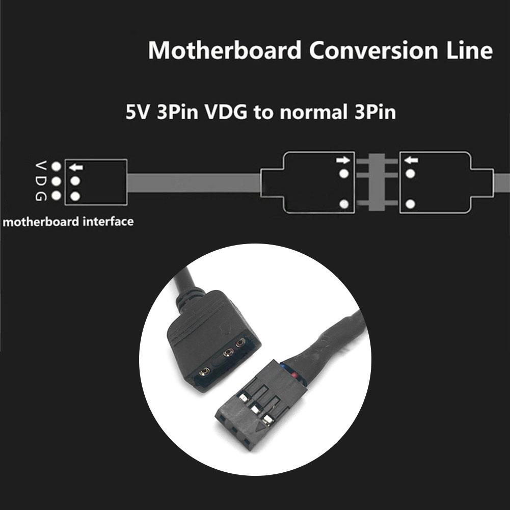 Motherboard SYNC Adapter Cable RGB 5V VDG to 3 Pin Conversion Line ...