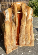 Australian Red Fox Fur Gilet - Exquisite Design By Cheetah Furs & Leather