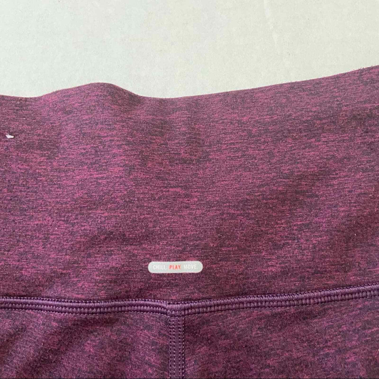 Aerie Play Pocket High Waisted Legging Deep Plum