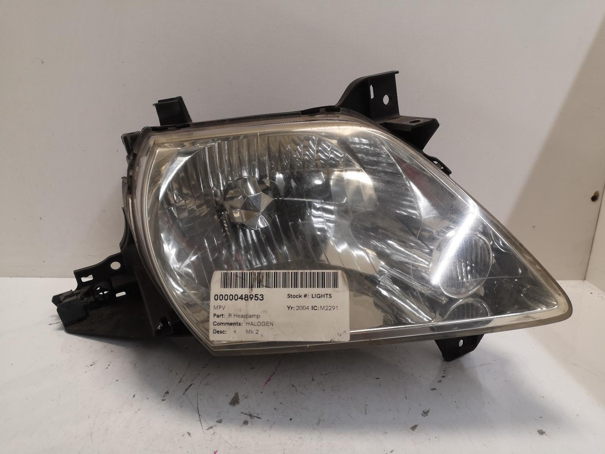 MAZDA MPV LW5W RIGHT HEADLAMP HALOGEN 48953 | eBay