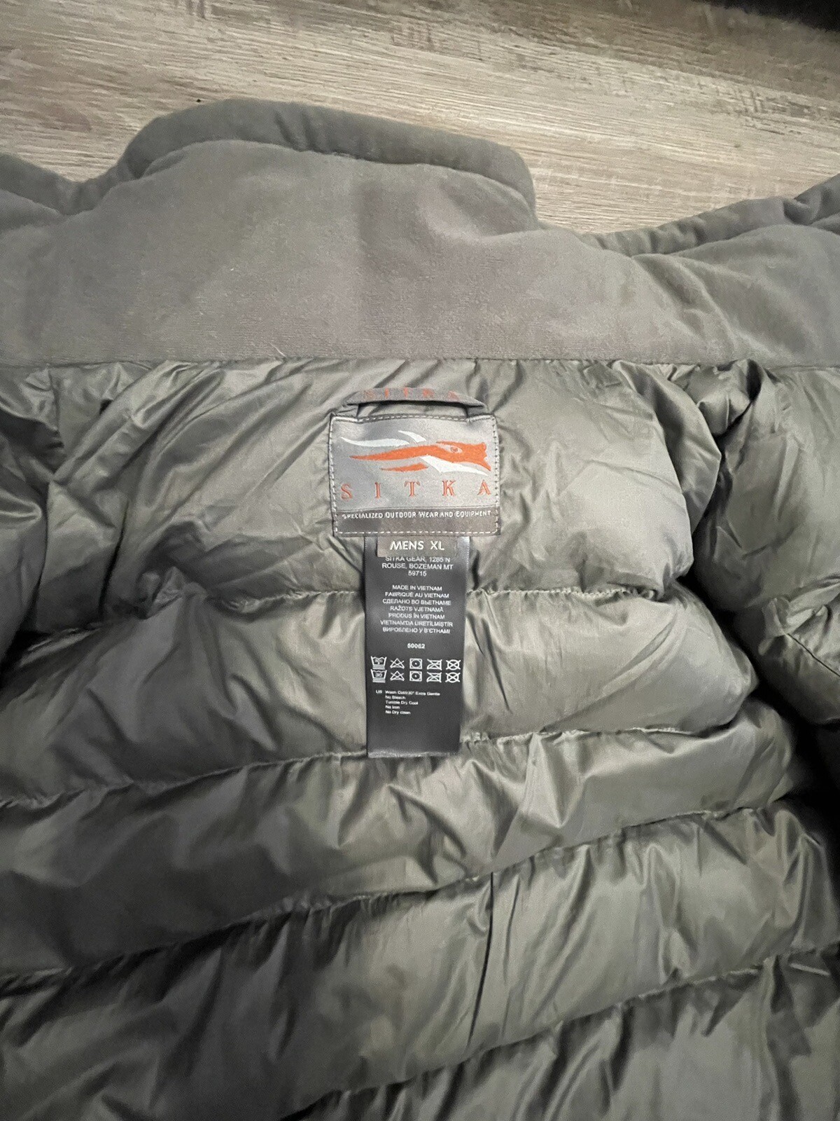 Sitka Gear Boreal AeroLite Jacket Waterfowl Marsh Mens L MSRP