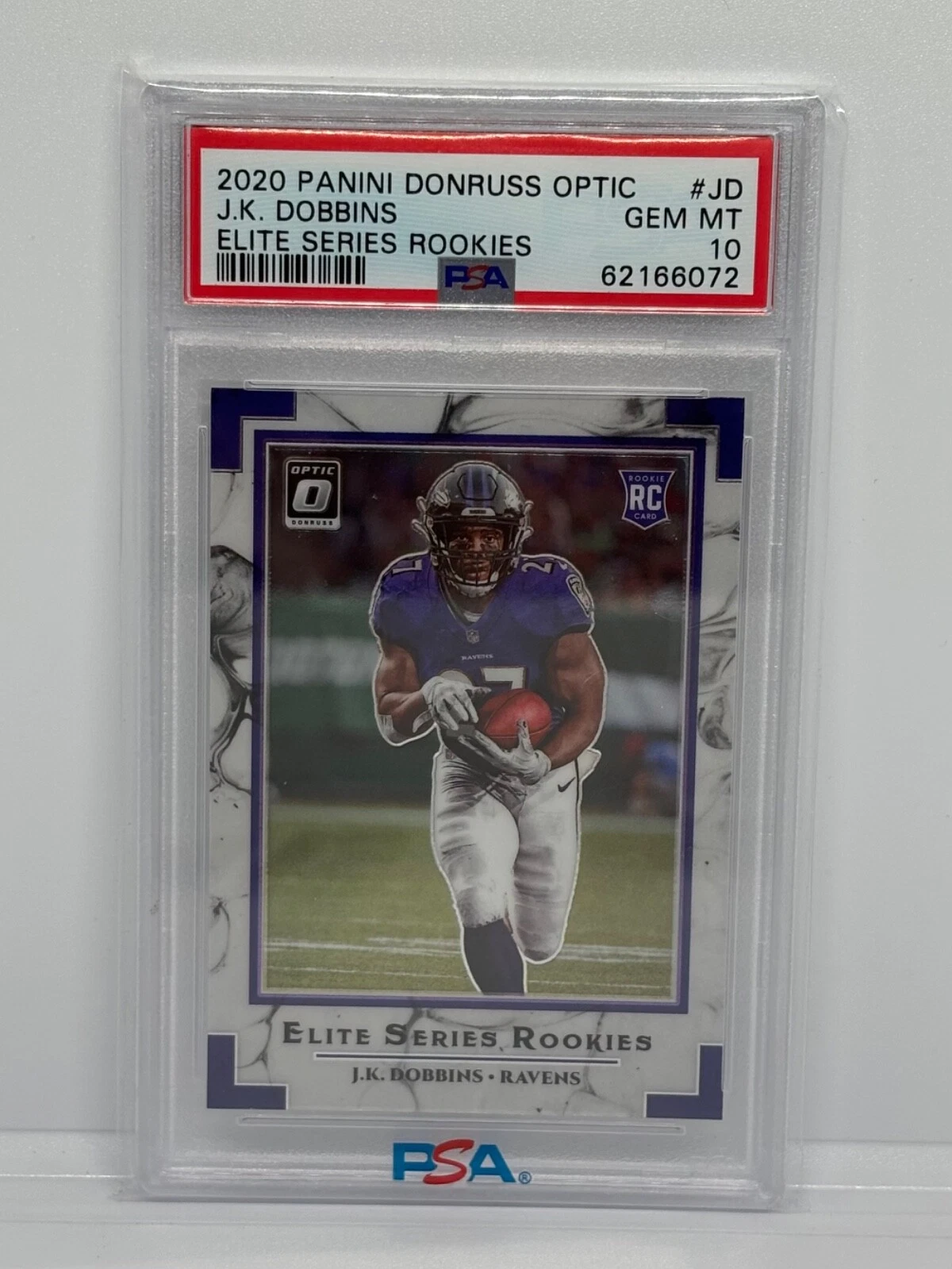 JK Dobbins Panini Donruss Optic Elite Series Rookies #JD Base