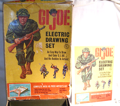 LAKESIDE HASBRO GI JOE ELECTRIC DRAWING SET BOXED 1960s | eBay