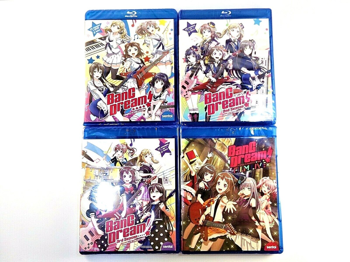 BanG Dream! Complete Collection Season 1-3 + Film Live Blu
