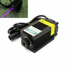 12V 405nm 500mw Violet Laser Dot Module Adjustable Wood Carving Balloon Blasting