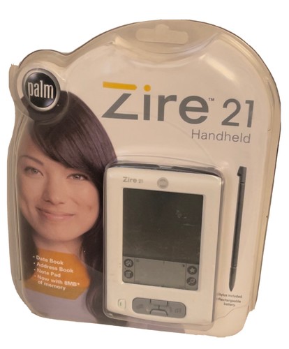 PALM ZIRE 21 Handheld device W/ Desktop software, Note Pad, Expense Software, CD - 第 1/3 張圖片