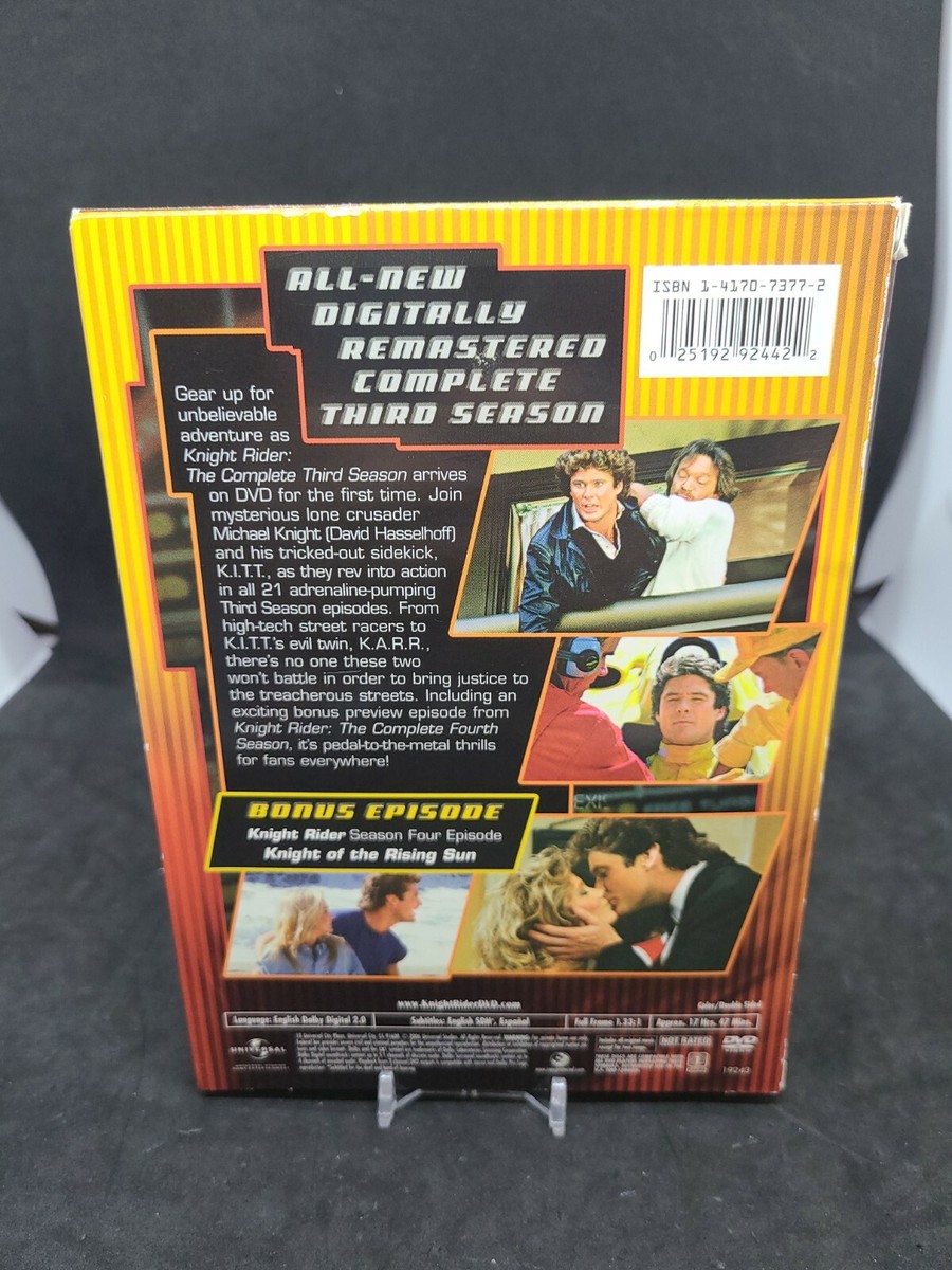 Knight Rider The Complete Third Season Set - Season 3 (DVD