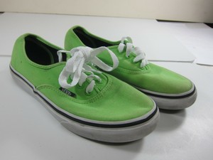 lime green canvas shoes