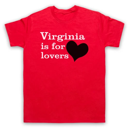 VIRGINIA IS FOR LOVERS SLOGAN AMERICAN STATE PHRASE MENS & WOMENS T-SHIRT