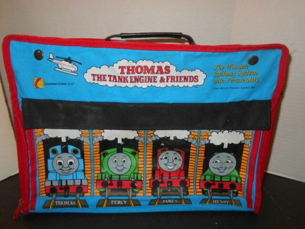 thomas the train carrying case wooden