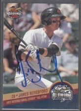 JAMES BERESFORD 2015 Choice International League #21 TTM/IP Signed Autographed
