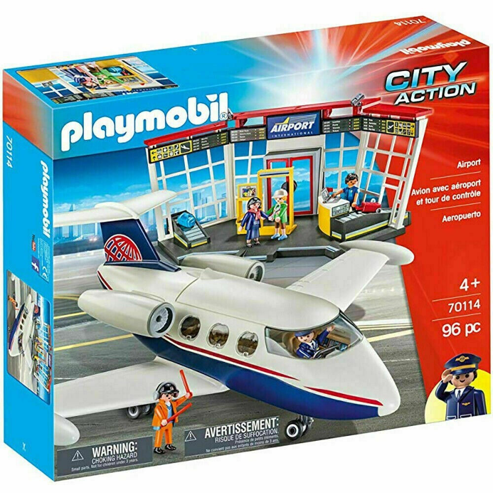 Playmobil 70114 City Action Aéroport pour stimuler l'imagination des enfants