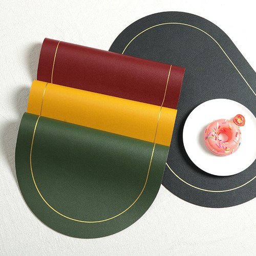 1/2x Dinner Table Place Mat Coasters Washable Non-Slip Heat Resistant Placemats - Picture 7 of 15
